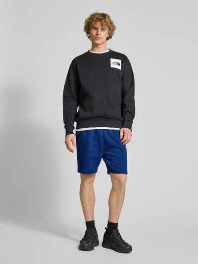 The North Face Relaxed Fit Sweatshorts mit Label-Stitching Dunkelblau 1