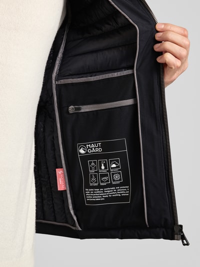 NAUTGÅRD Steppjacke mit Stehkragen und Reißverschlusstaschen Black 7