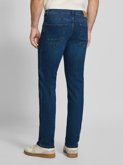 MCNEAL Straight fit jeans in 5-pocketmodel Donkerblauw - 5