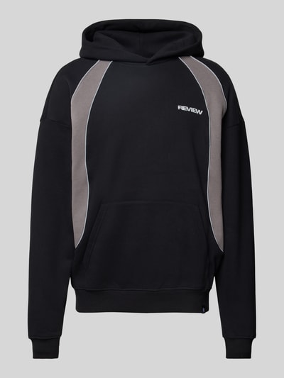 REVIEW Hoodie mit Känguru-Tasche Black 1