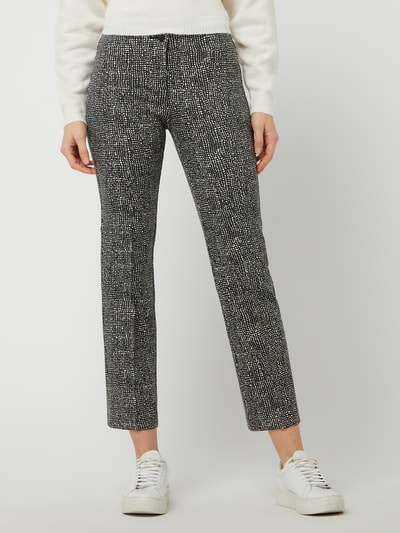 Rosner Stoffen broek met verkorte pijpen, model 'Antonia' Zwart - 4