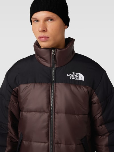 The North Face Kurtka pikowana w stylu Colour Blocking Czekoladowy 3