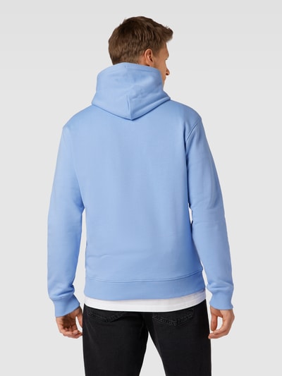 Scotch & Soda Hoodie met logobadge Oceaanblauw - 5