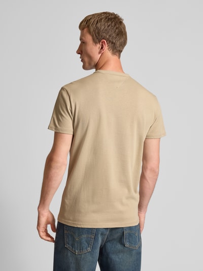 Tommy Jeans Regular fit T-shirt van puur katoen Beige - 5