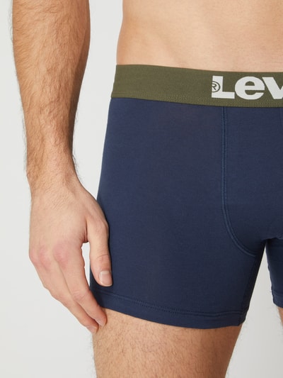 Levi's® Obcisłe bokserki z nadrukiem z logo Oliwkowy 4