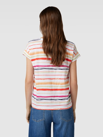 Esprit T-shirt met streepmotief Offwhite - 5