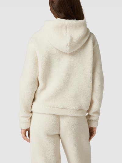 HUGO CLASSIFICATION Hoodie in Teddyfell-Optik Modell 'CLOUD HOODIE' Offwhite 5