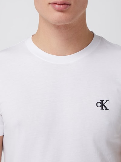 Calvin Klein Jeans T-shirt z bawełny  Biały 3