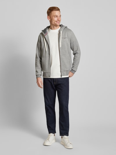 Tommy Hilfiger Regular Fit Sweatjacke mit Kapuze Hellgrau 1