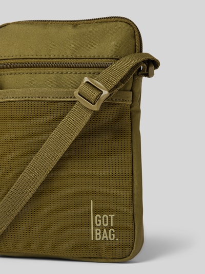 Gotbag Schoudertas met labeldetail Zwart - 3