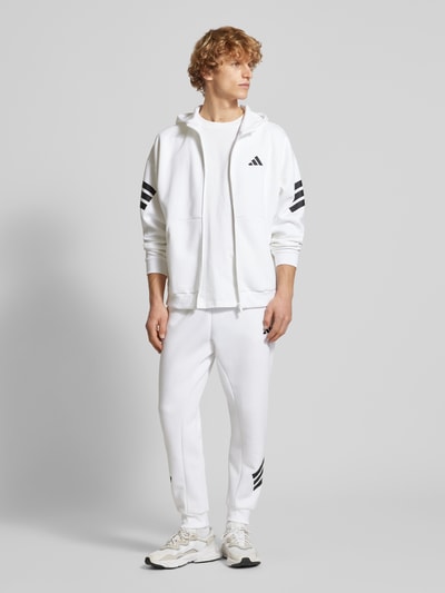 ADIDAS SPORTSWEAR Sweatjacke mit Logo-Print Weiss 1