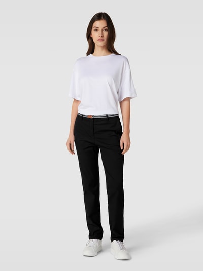 Christian Berg Woman Chino mit Gürtel Black 1