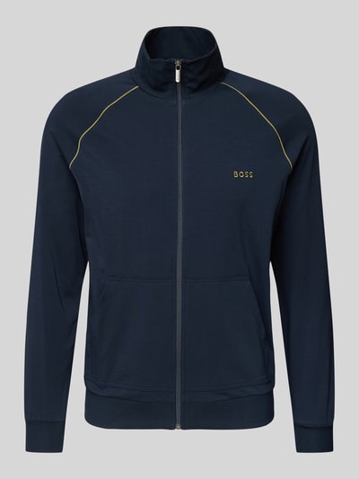 BOSS Sweatjacke mit Label-Stitching Modell 'Mix&Match' Marine 2