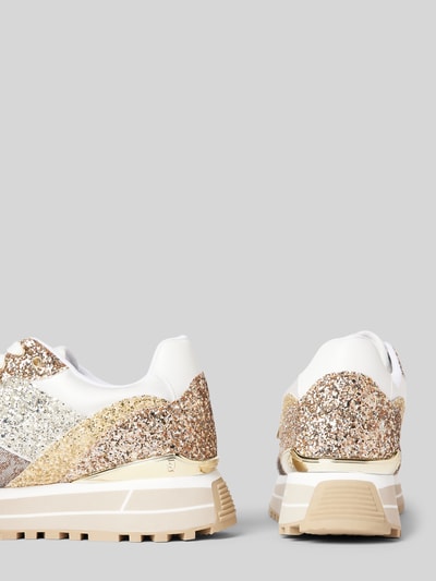 Liu Jo Sneaker mit Label-Details Modell 'MAXI WONDER' Gold 2