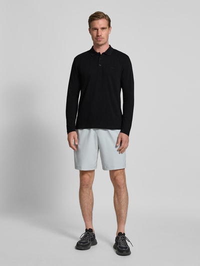 BOSS Green Regular Fit Poloshirt aus reiner Baumwolle Black 1