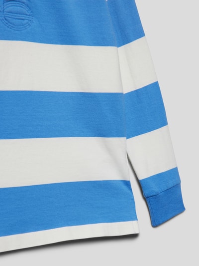 Polo Ralph Lauren Teens Koszulka polo z długim rękawem i wzorem w paski Złamany biały 2