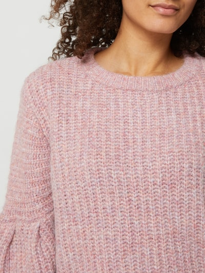 Only Korte pullover met wol, model 'Scala' Oudroze - 3