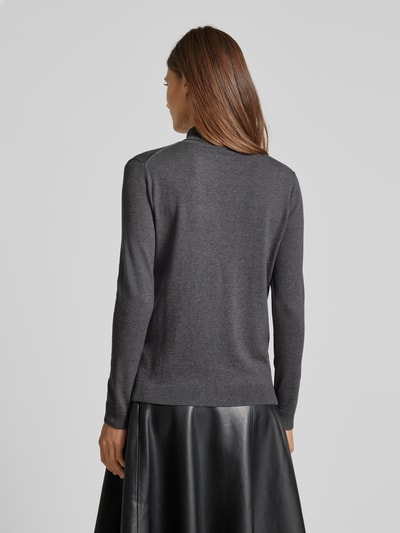 Weekend Max Mara Sweter z dzianiny ze stójką model ‘KIKU’ Antracytowy 5