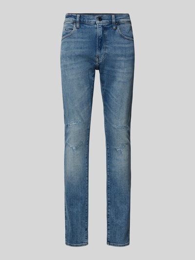 G-Star Raw Skinny fit jeans met steekzakken Lichtblauw - 2