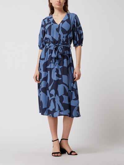 Esprit Collection Kleid aus Viskose  Rauchblau 1