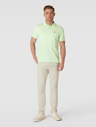 MCNEAL Poloshirt met labelstitching Mintgroen - 1