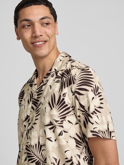 ONLY & SONS Koszula casualowa o kroju regular fit z czystej wiskozy model 'DASH' Średniobrązowy 3