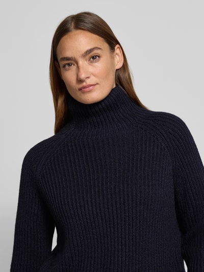 Drykorn Strickpullover mit Stehkragen Modell 'ARWEN' Marine 3