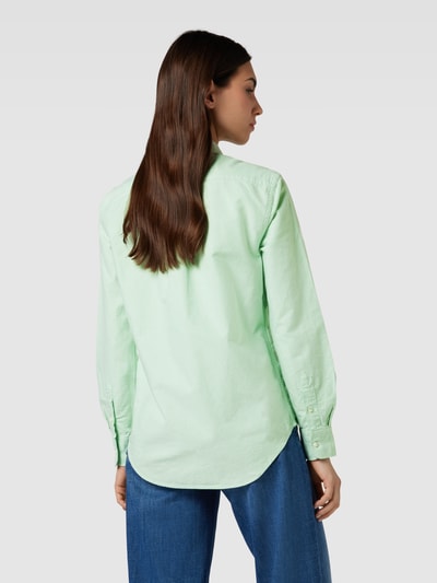 Polo Ralph Lauren Relaxed fit overhemdblouse met labelstitching Lichtgroen - 5