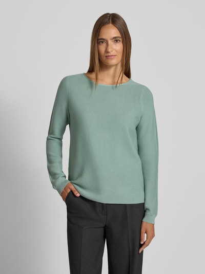 Christian Berg Woman Strickpullover mit gerippten Abschlüssen Helltuerkis 4