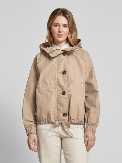 Barbour Jacke mit Tunnelzug am Saum Modell 'BHODY' Kitt 4