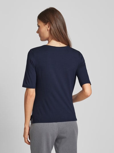 s.Oliver BLACK LABEL T-shirt met sierdetail Marineblauw - 5