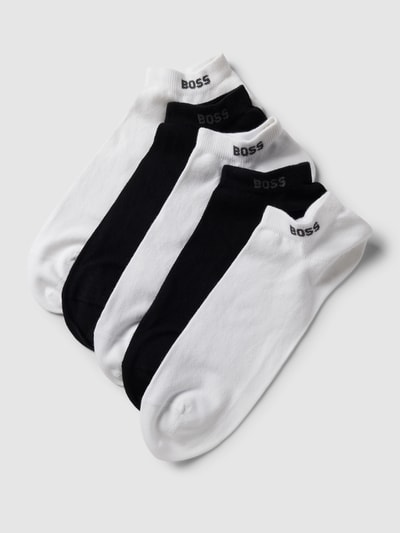 BOSS Socken mit Label-Print im 5er-Pack Weiss 1