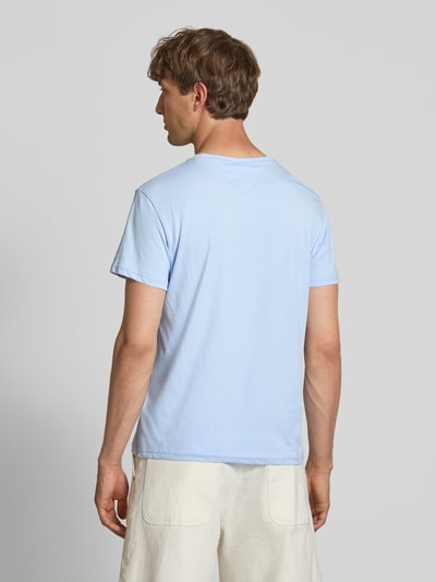 Tommy Jeans Regular Fit T-Shirt aus reiner Baumwolle Hellblau 5