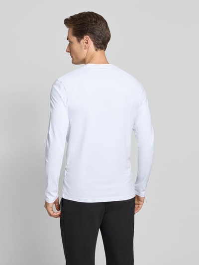 BOSS Orange Regular fit shirt met lange mouwen van katoenmix, model 'CHARK' Wit - 5