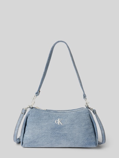 CK Calvin Klein Handtasche mit Label-Stitching Jeansblau 2