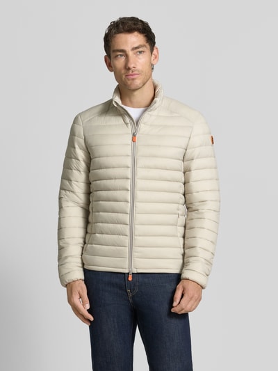 Save The Duck Steppjacke mit Zweiwege-Reißverschluss Modell 'ALEXANDER' Beige 4