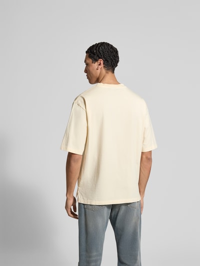 Dsquared2 Loose Fit T-Shirt mit Logo-Print Beige 5