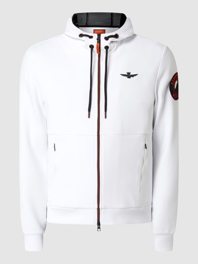 Aeronautica Militare Sweatjack met logo-applicaties Offwhite - 2