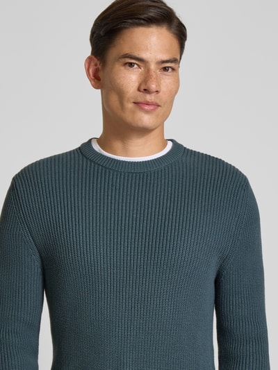 MCNEAL Gebreide pullover met ronde hals Antraciet - 3