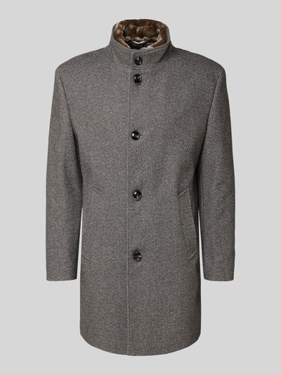 bugatti Mantel mit Stehkragen Graphit 2