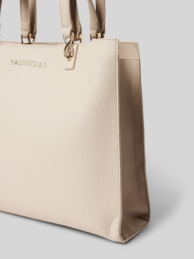 VALENTINO BAGS Torebka z nadrukiem z logo model ‘STEREO’ Écru 2