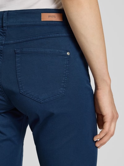 Angels Slim fit capribroek in 5-pocketmodel, model 'Turn up' Marineblauw - 3