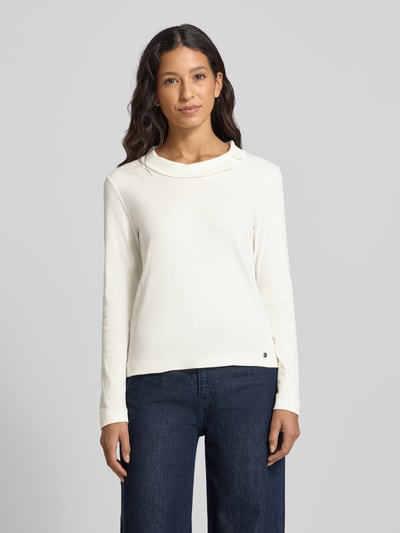 Marc Cain Longsleeve mit Rundhalsausschnitt Offwhite 4