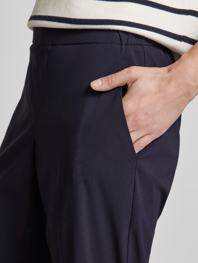 STEHMANN Flared stoffen broek met verkorte pasvorm, model 'FENJA' Marineblauw - 3