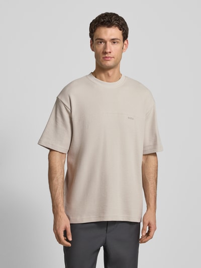 BOSS Orange Regular Fit T-Shirt aus Baumwoll-Mix Modell 'TE_HIVE' Sand 4