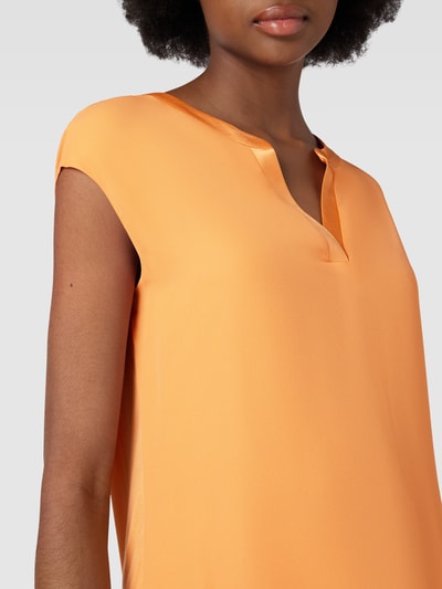 comma Blusenshirt mit Tunikakragen Orange 3