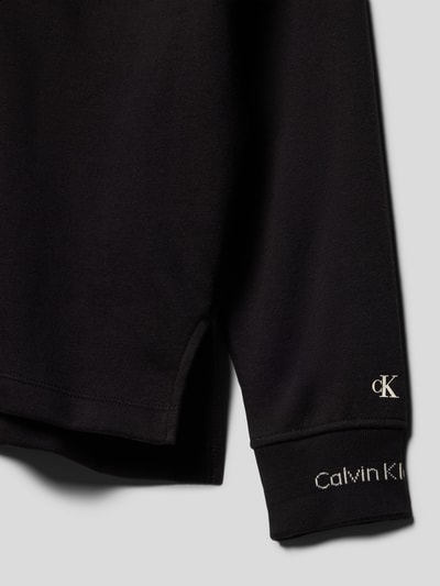 Calvin Klein Jeans Hoodie mit Kapuze Modell 'TARSIA' Black 2