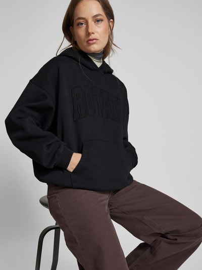 ROTATE Oversized Hoodie mit Kapuze Black 3