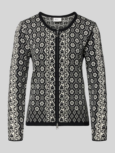 Dale of Norway Regular Fit Strickjacke aus reiner Wolle Modell 'SINGSAKER' Black 2