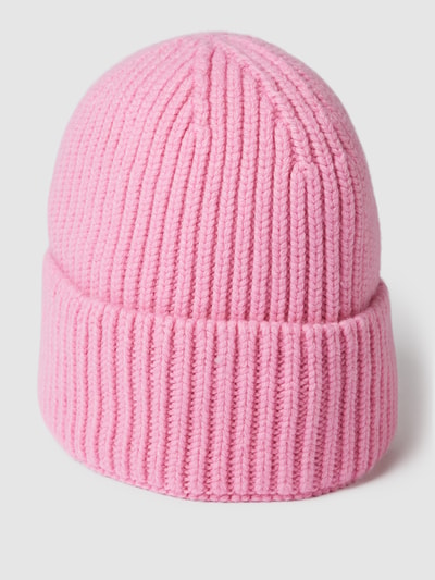 UNIO HAMBURG Czapka beanie z szerokim brzegiem model ‘Mika’ Jasnoróżowy 1
